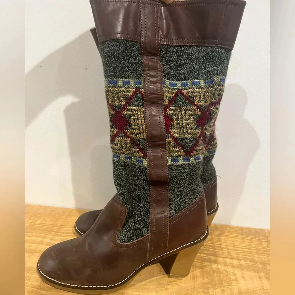 Naughty‎ Monkey women’s size 9 knit tall boots